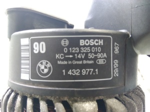 BMW 3 SERIES E46 (1998–2007) Lichtmaschine 1432977.1 - 2