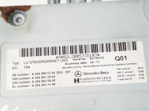 Mercedes Benz GL-Class 164 (2006–2012) Multimedia control module - 3