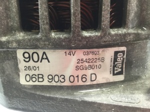 Volkswagen Passat B5 (1997–2005) Alternator 06B903016D - 3