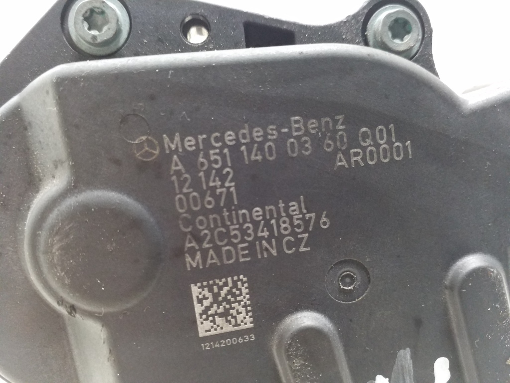 MERCEDES-BENZ C-Class W204/S204/C204 (2004-2015) EGR Valve A6511400360 25091784
