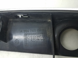 Mercedes Benz C-Class 204 (2007–2014) License plate light housing A2047400793 - 3