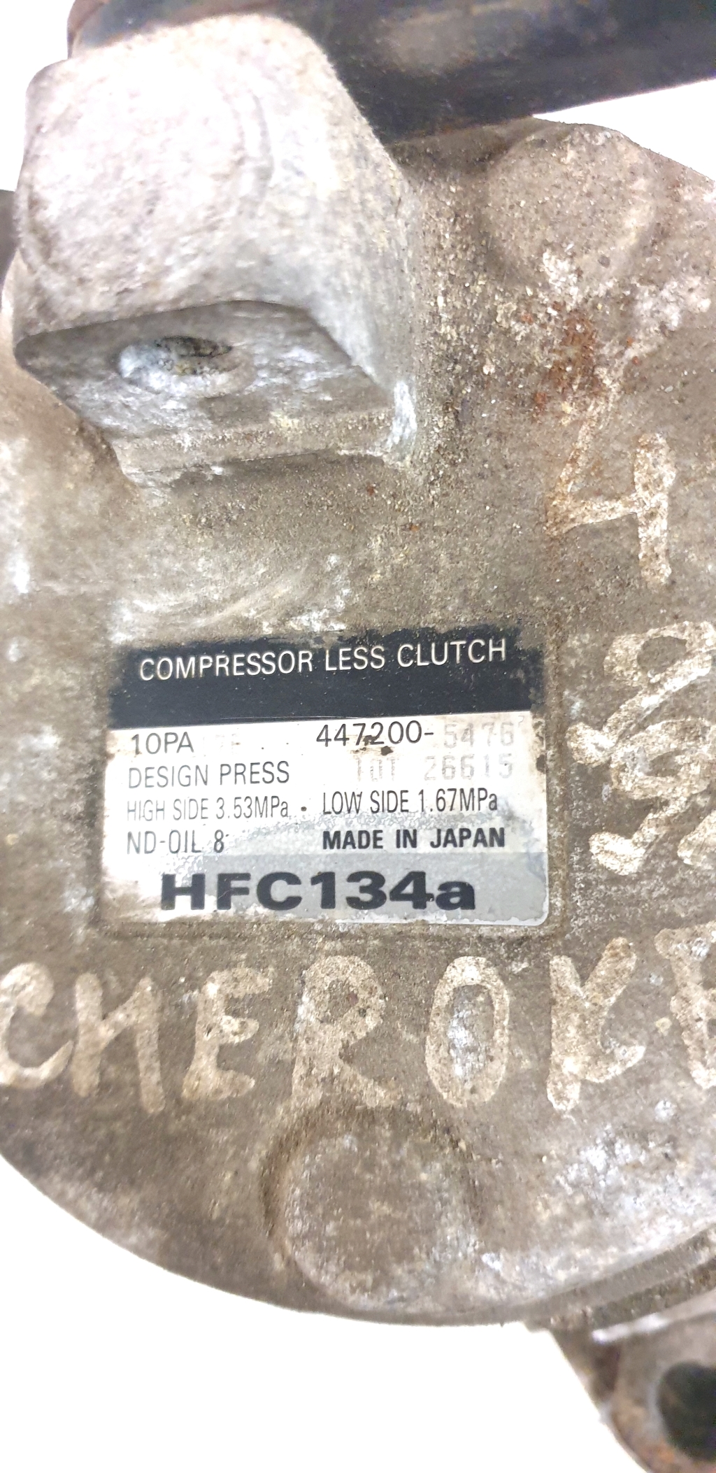 Used Jeep Cherokee Air conditioner compressor 4472005478