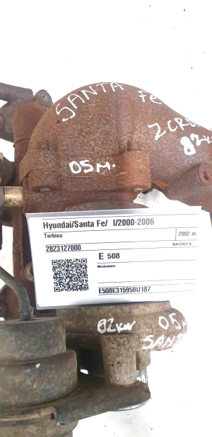 Hyundai Santa Fe (2000–2006) Turbolader 2823127000 - 4