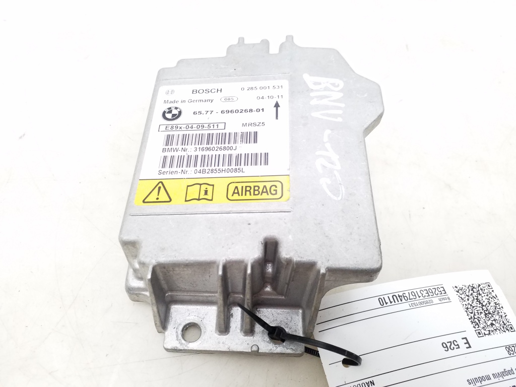 BMW 1 Series E81/E82/E87/E88 (2004-2013) SRS Control Unit 6960268 25093808