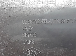 RENAULT Trafic III (2014–2022) Radhausschale hinten, hinterer Teil 93867921 - 2
