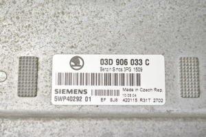Skoda Fabia MK 1 (1999–2008) Motorsteuergerät 03D906033C - 2