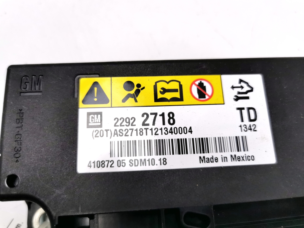 Used Opel Insignia Airbag module 22922718