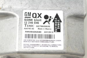 Opel Zafira B (2005–2014) Airbagsteuergerät 13246046 - 2
