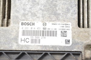 Opel Zafira B (2005–2014) Engine control unit 55566278 - 2
