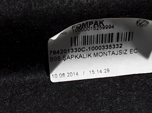 RENAULT Clio IV (2012–2019) Parcel shelf 794201330 - 2