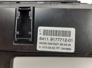 BMW 5 SERIES E61 (2004–2010) Heater control panel 64119177712 - 3