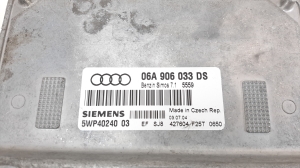 AUDI A3 8P (2003–2012) Mootori juhtplokk 06A906033DS - 4