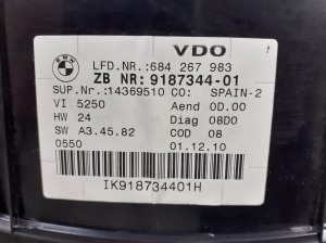 BMW 3 SERIES E91 (2005–2013) Kombiinstrument 9187344 - 3