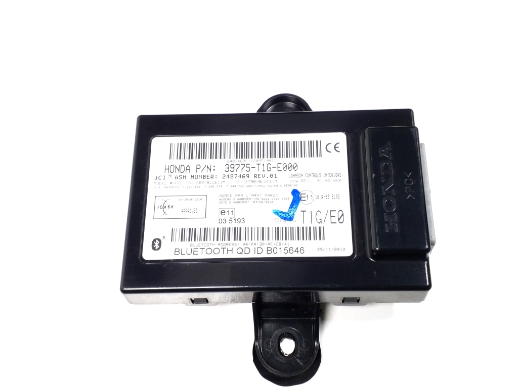 HONDA CR-V 4 generation (2012-2019) Bluetooth valdymo blokas 39775T1GE000 21922828