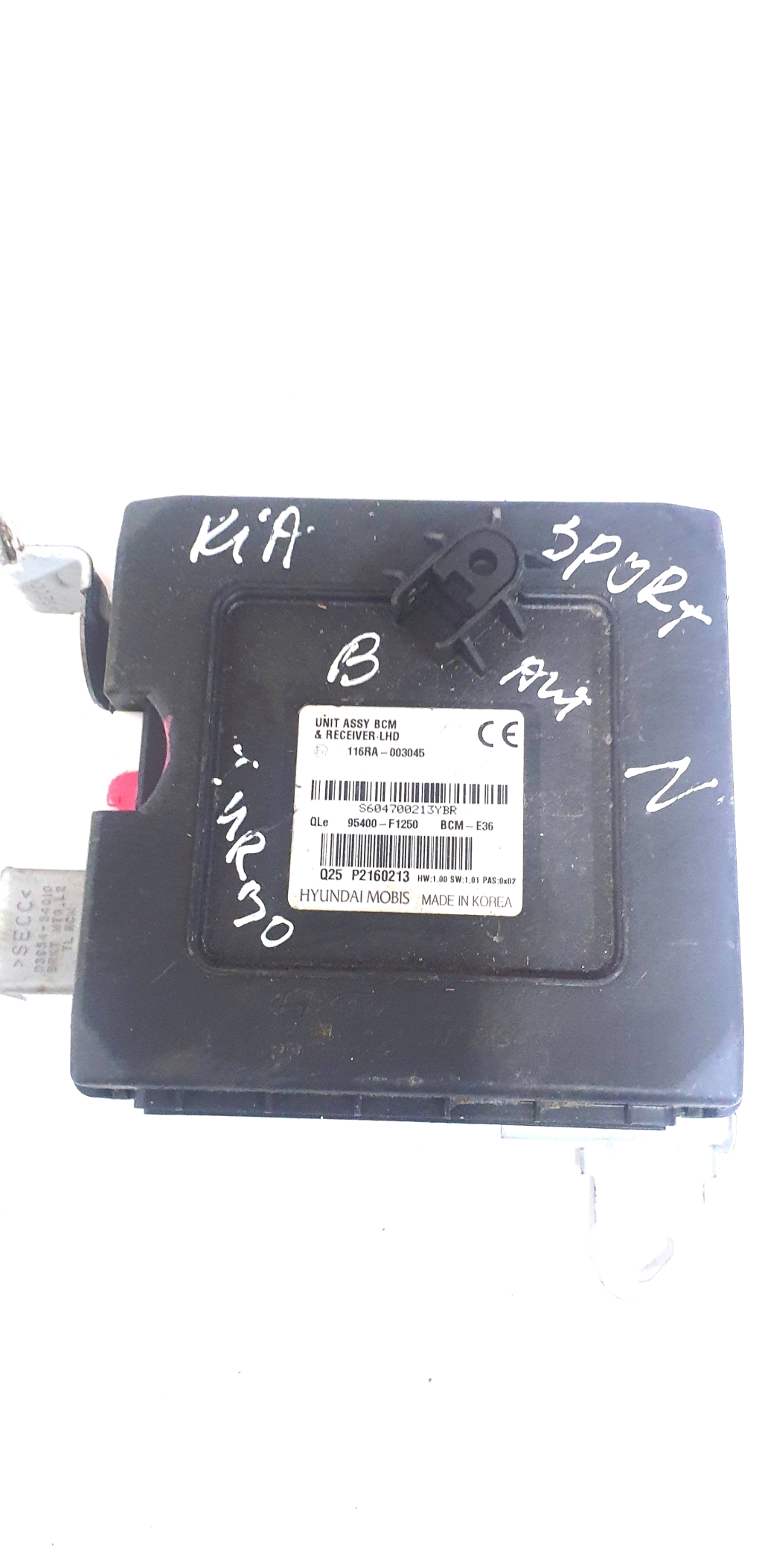 Kia Sportage (2016–2021) Control unit 95400F1250 Kia Sportage (2016–2021) Control unit 95400F1250