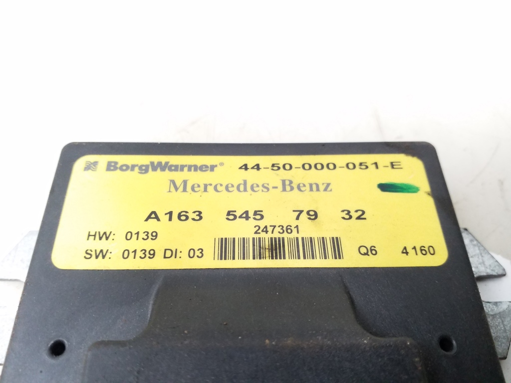 MERCEDES-BENZ M-Class W163 (1997-2005) Relæer A1635457932 25095848