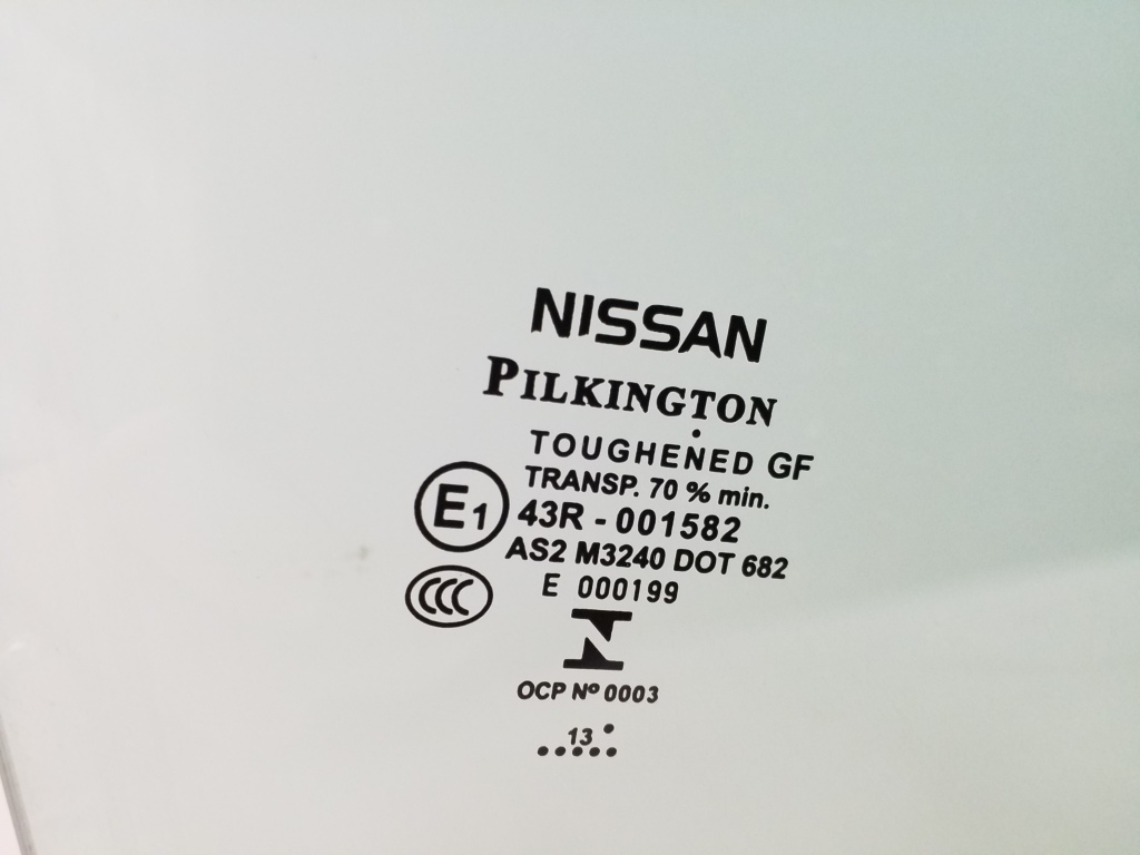 NISSAN Qashqai 2 generation (2013-2023) Стекло передней правой двери 25095662