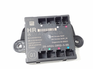   Rear side door control unit 