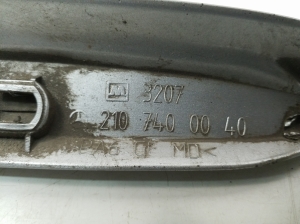 Mercedes Benz E-Class W210 (1995–2002) License plate light housing A2107400040 - 2