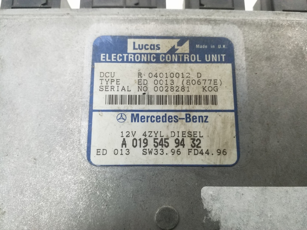 MERCEDES-BENZ E-Class W210 (1995-2002) Motorstyrenhet ECU A0195459432 20434359