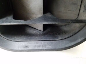 Skoda Superb (2001–2008) Lüftungsgitter Kotflügel hinten 4A0819181 - 2