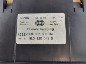 AUDI A3 8L (1996–2003) Heater control panel 8L0820043D - 2
