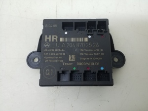   Rear side door control unit 