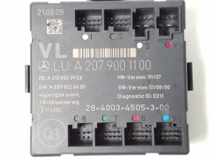 Mercedes Benz E-Class W207 (2009–2017) Front door control unit A2079001100 - 2