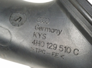 AUDI A8 D4 (2010–2017) Õhu sisselaske voolik 4H0129510C - 2
