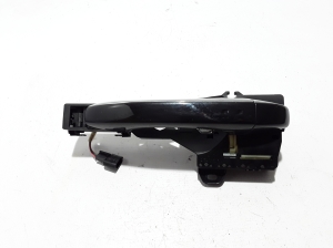 Front door external opening handle and its details