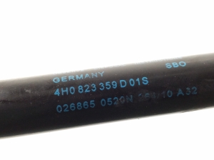 AUDI A8 D4 (2010–2017) Hood prop/gas strut 4H0823359D - 2
