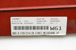 BMW 3 SERIES F30 (2011–2018) Karbi välimine ilupaneel 7256912 - 3