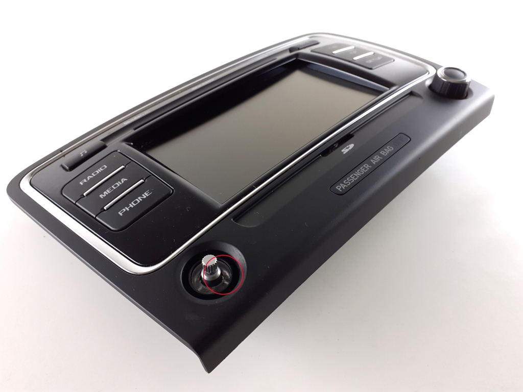 Used Skoda Superb Switch radio recorder 3T0035156C