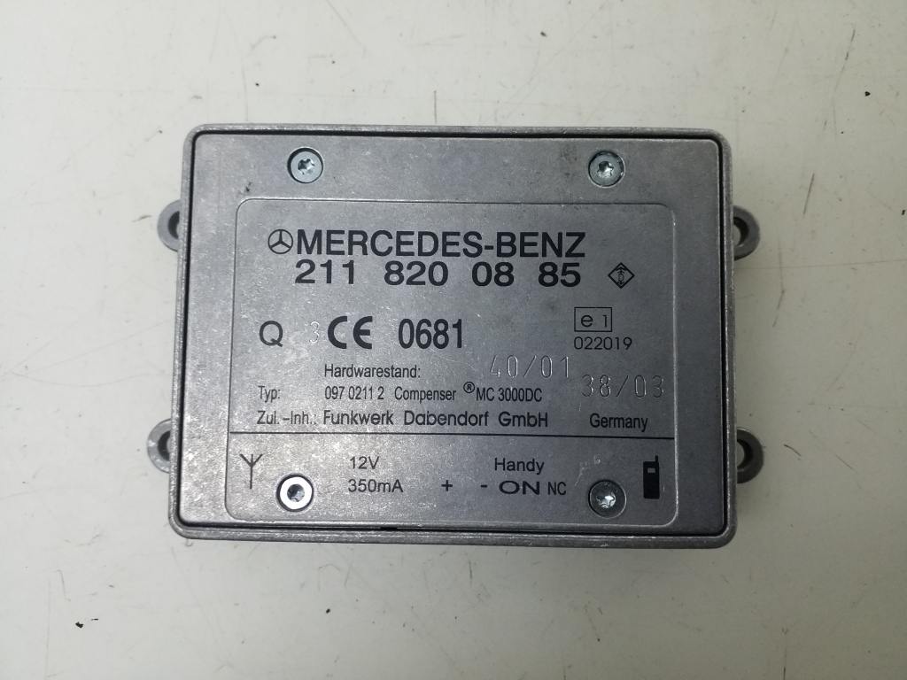 MERCEDES-BENZ CLK AMG GTR C297 (1997-1999) Amplificator antenă A2118200885 20978479