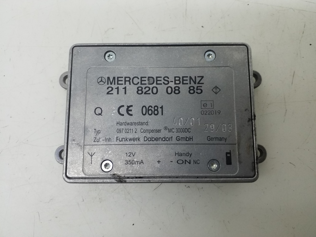 MERCEDES-BENZ CLK AMG GTR C297 (1997-1999) Amplificator antenă A2118200885 20978474