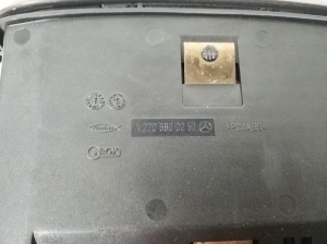 Mercedes Benz S-Class 220 (1998–2005) Front ashtray A2206800252 - 2