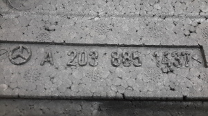 Mercedes Benz CLC-Class 203 (2001–2007) Aizmugurējā bampera absorbētājs A2038851437 - 3