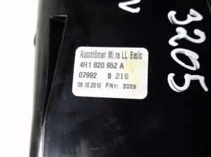 AUDI A8 D4 (2010–2017) Armatuurlaua ventilatsioonivõred 4H1820952A - 2