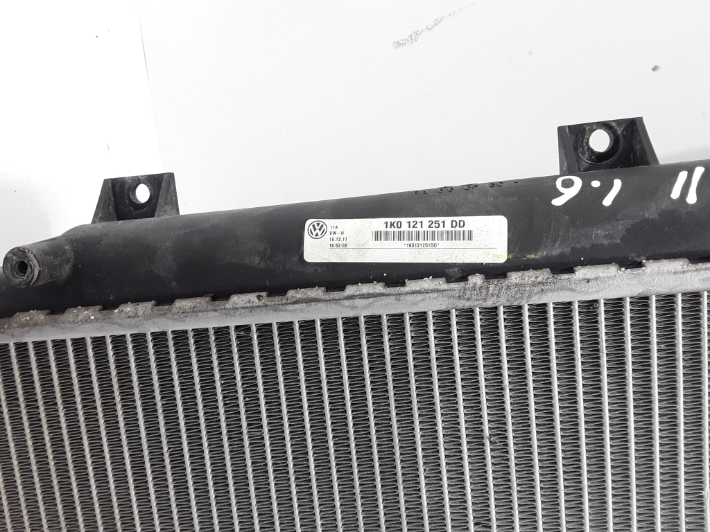 VOLKSWAGEN Caddy 3 generation (2004-2015) Охлаждающий радиатор 1K0121251DD 22418924