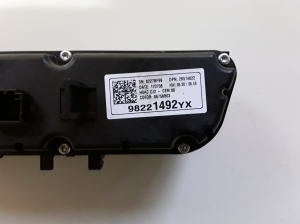 Opel Crossland X X 75 (2017–2026) Heater control panel 98221492YX - 4