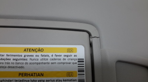 Mercedes Benz B-Class 246 (2011–2017) Sun visor A2468100310 - 2