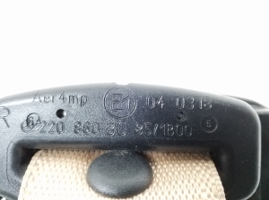 Mercedes Benz S-Class 220 (1998–2005) Tagumine turvavöö A2208603085 - 2