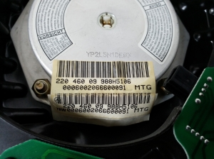 Mercedes Benz S-Class 220 (1998–2005) Rooli turvapadi A2204600998 - 4