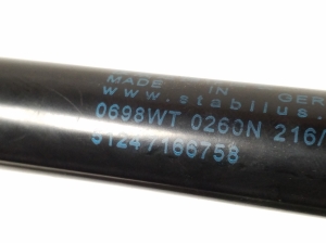 BMW 1 SERIES E82 (2007–2013) Heckklappendämpfer 7166758 - 2