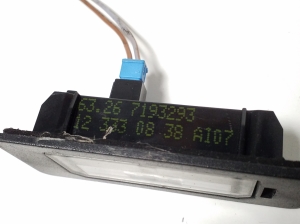 BMW 1 SERIES E82 (2007–2013) Numbrimärgi tuled 7193293 - 2