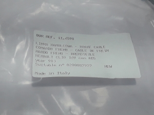RENAULT Clio II (1998–2005) Parking brake cable 8200087977 - 2