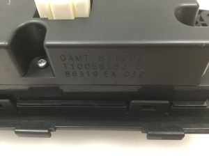 Mazda 6 (2007–2012) Heater control panel GAM761190B - 2