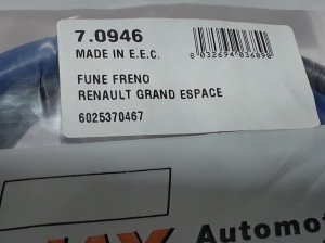 RENAULT Espace III (1996–2002) Handbremsseil 6025370467 - 3
