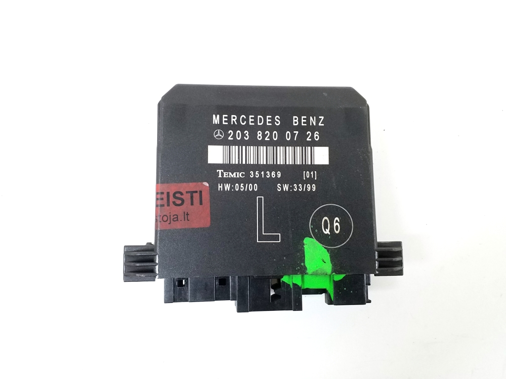 MERCEDES-BENZ C-Class W203/S203/CL203 (2000-2008) Rear Left Door Control Unit A2038200726, A2038206526 21014909