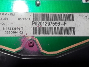 Opel Vivaro A (2001–2014) Instrument cluster 8201297596 - 3
